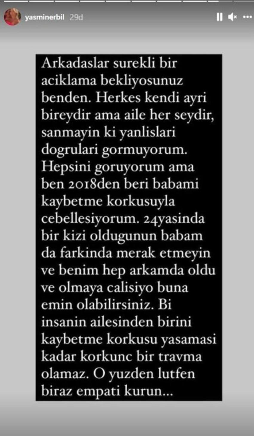 Kızının iddialı pozlarına Mehmet Ali Erbil'den de yanıt verdi!