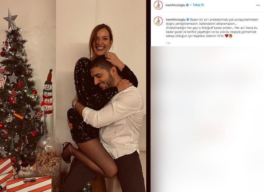 İrem Helvacıoğlu aşkını bu sözlerle ilan etti! 'Her anı tarifsiz yaşattın'