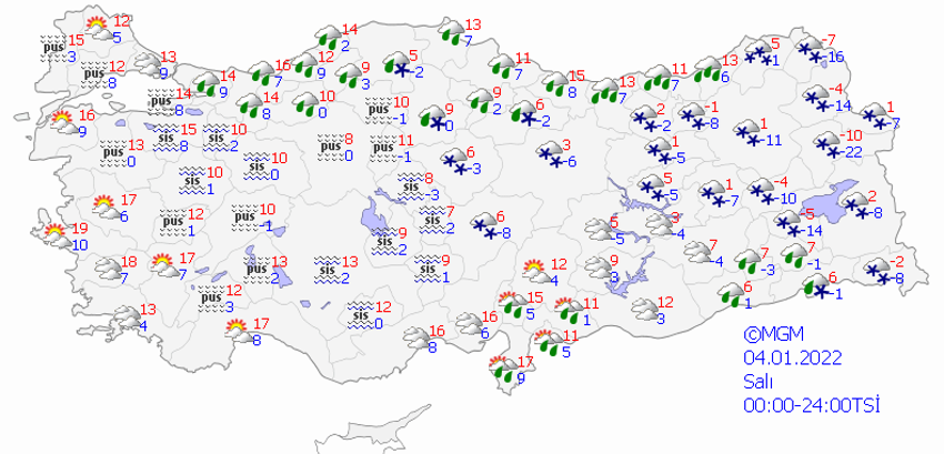 Meteoroloji saat vererek son dakika duyurdu! Tamamen değişti, kar uyarısı geldi! Bugün Tüm Türkiye'de...