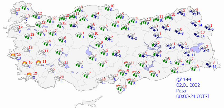 Meteoroloji saat vererek son dakika duyurdu! Tamamen değişti, kar uyarısı geldi! Bugün Tüm Türkiye'de...