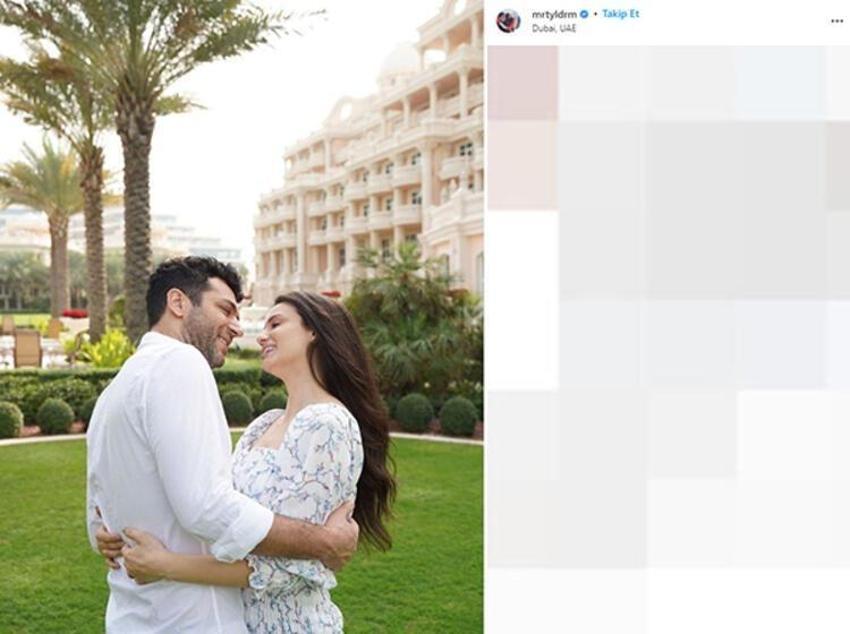 Iman Elbani-Murat Yıldırım 2022'yi Dubai'de karşıladı! Romantik paylaşımlar...