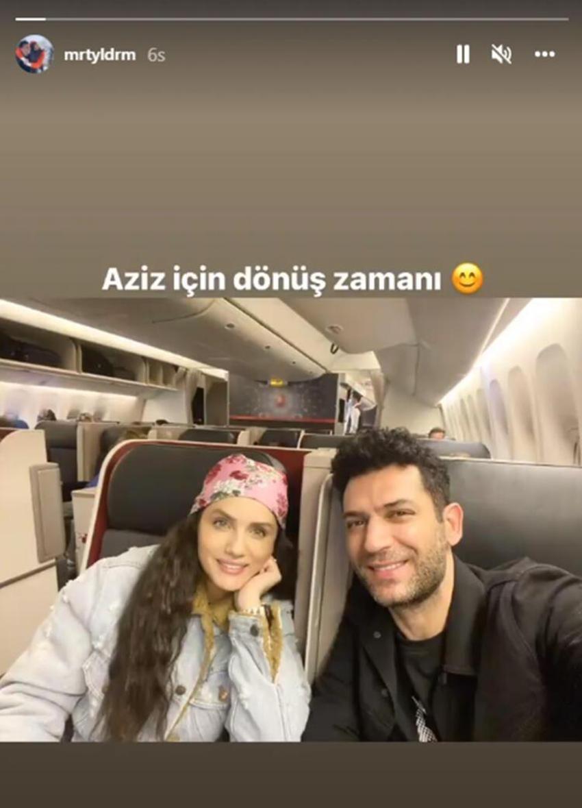 Iman Elbani-Murat Yıldırım 2022'yi Dubai'de karşıladı! Romantik paylaşımlar...