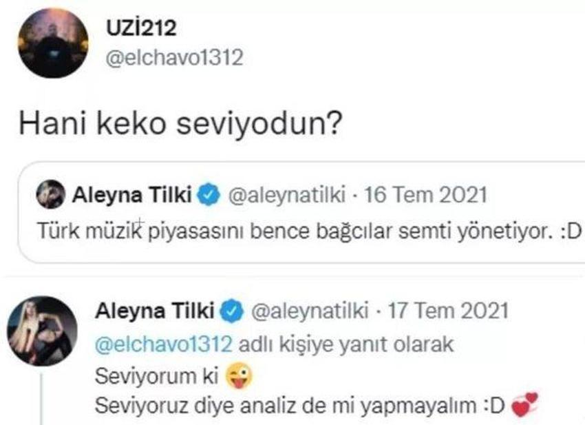 Aleyna Tilki'den aşk bombası!  Rapçi Uzi ile birlikte mi? 