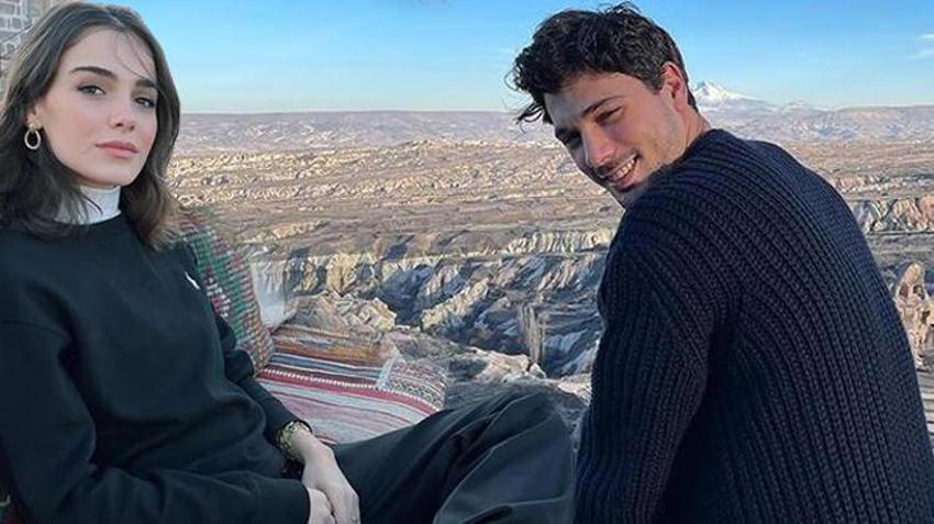Hafsanur Sancaktutan ve Deniz Can Aktaş'ın romantik tatili!