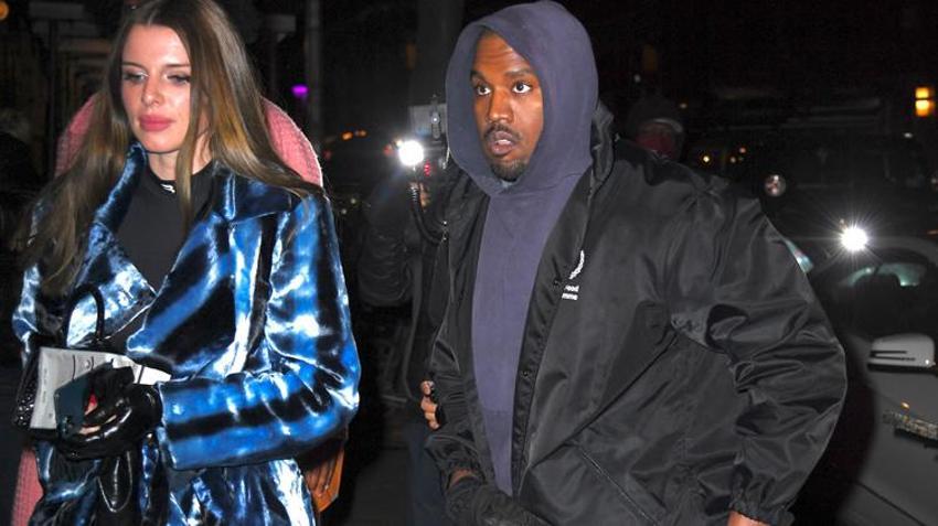 Kanye West yeni sevgilisi ile ilk kez birlikte görüntülendi!