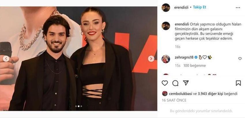 Zehra Güneş yeni sevgilisiyle galada!
