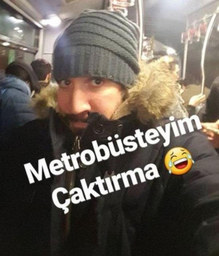 Ünlü oyuncu metroya bindi, o anları takipçileri ile paylaştı 