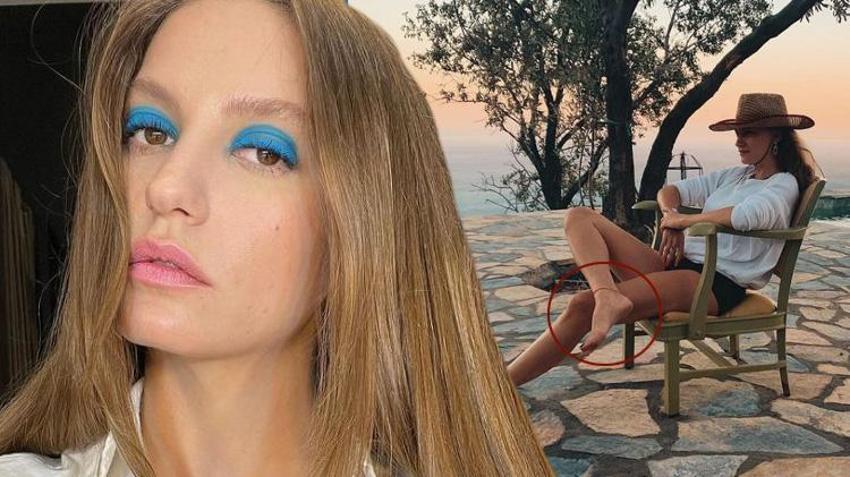 Serenay Sarıkaya'nın ayak bileğindeki kırmızı ipin sırrı ortaya çıktı!