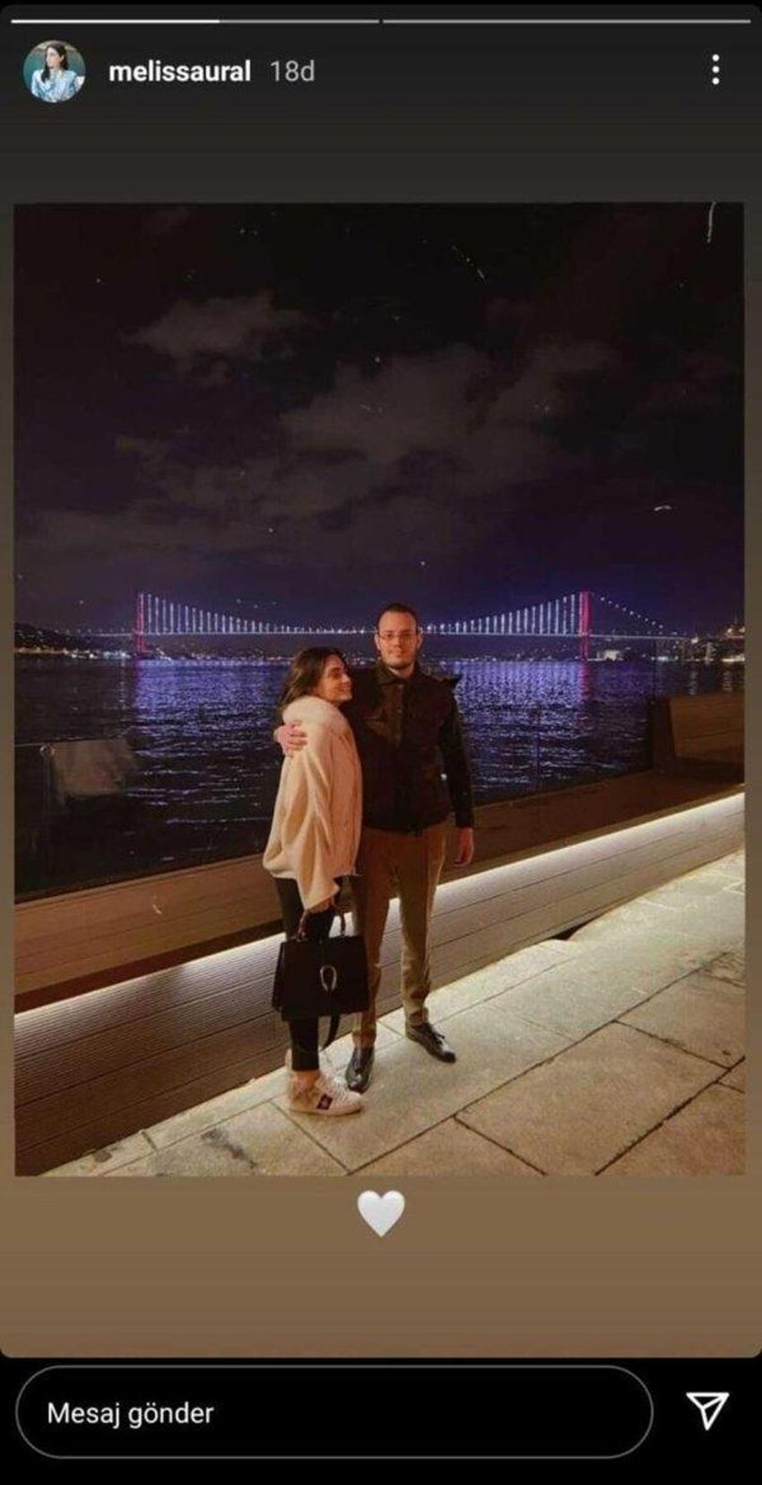 Babası Hakan Ural'dan onay geldi! Melisa Ural aşk pozunu paylaştı...