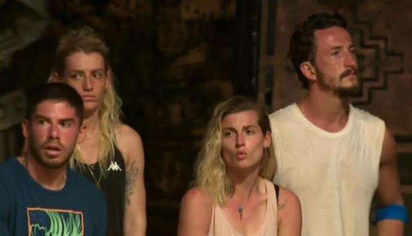 Survivor Birsen sürgün adasına gitti! İlk sürgünde korku dolu anlar!