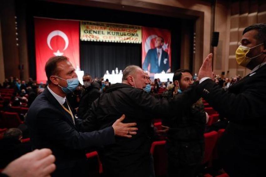 İstanbul Taksiciler Esnaf Odası seçimleri gergin başladı