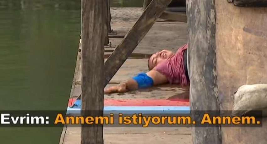 Survivor'da Evrim'in gözyaşları! 'Annemi istiyorum'