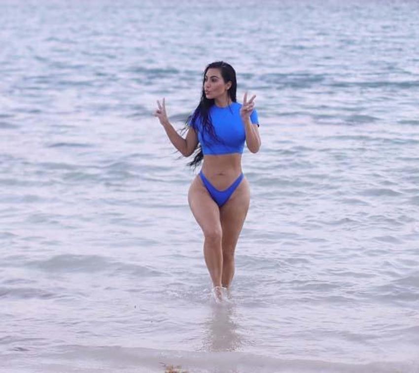 Kim Kardashian saatlerce poz verdi!  Tüm dikkatler üzerinde...