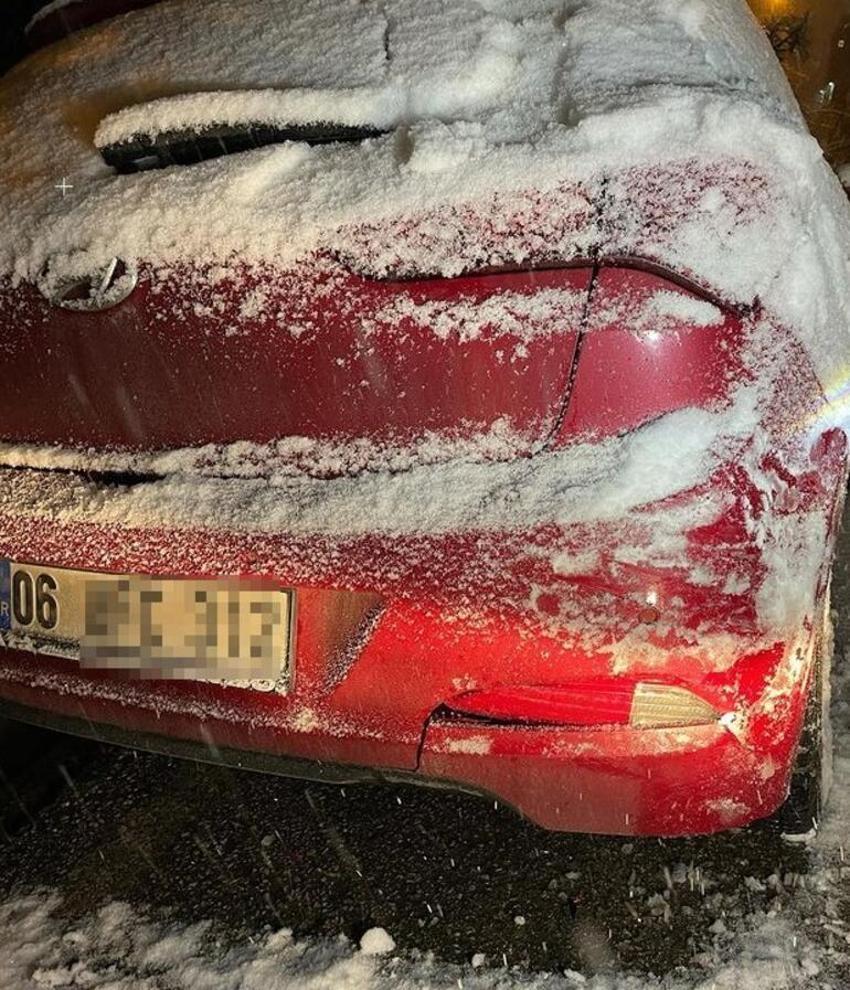 Tamer Karadağlı yağan kardan nasibini aldı!