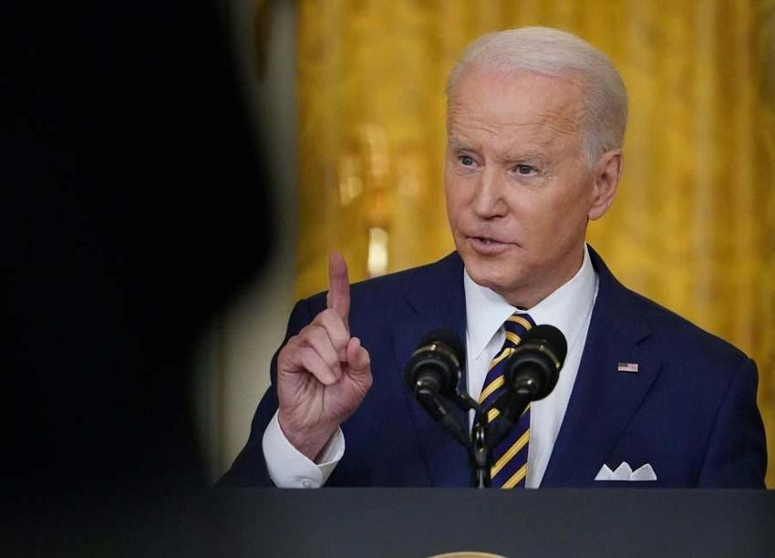 ABD Başkanı Joe Biden'dan skandal sözler! Basın toplantısında mikrofonu açık unuttu muhabire küfür etti...