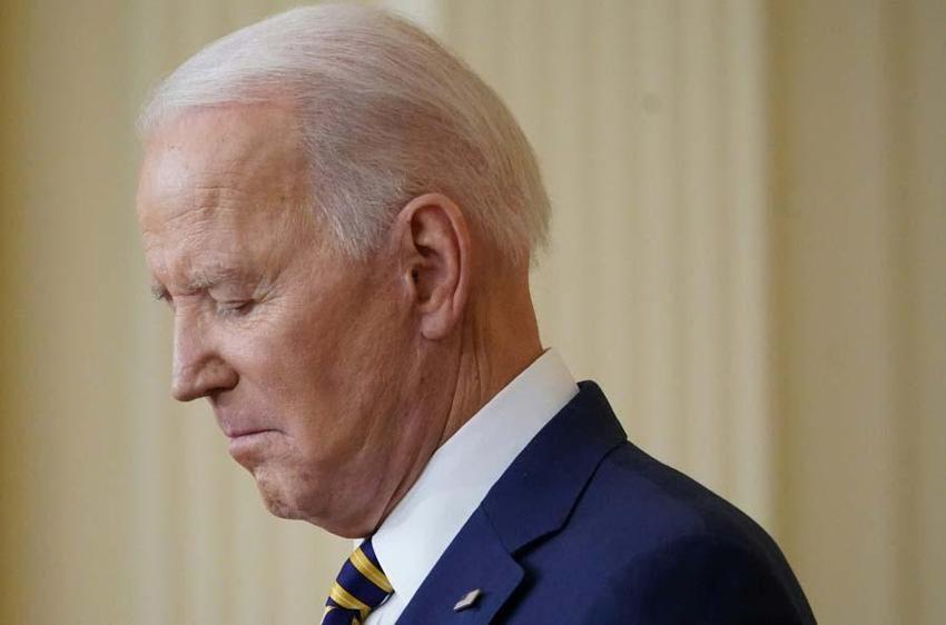 ABD Başkanı Joe Biden'dan skandal sözler! Basın toplantısında mikrofonu açık unuttu muhabire küfür etti...