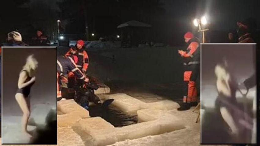 Çocuklarının gözü önünde buz gibi suya daldı bir daha çıkmadı! Kadının kjmliği şok etti...