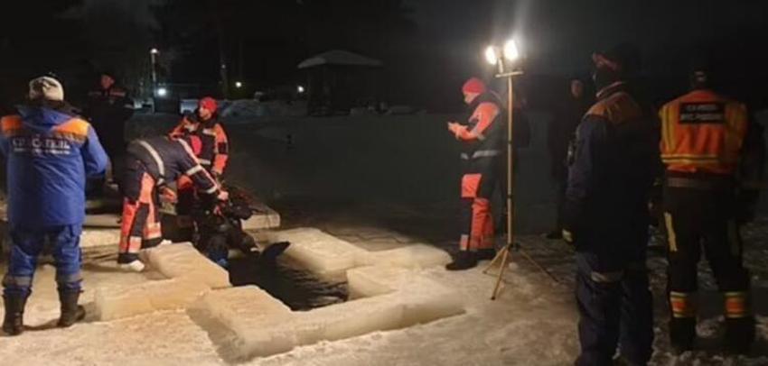 Çocuklarının gözü önünde buz gibi suya daldı bir daha çıkmadı! Kadının kjmliği şok etti...