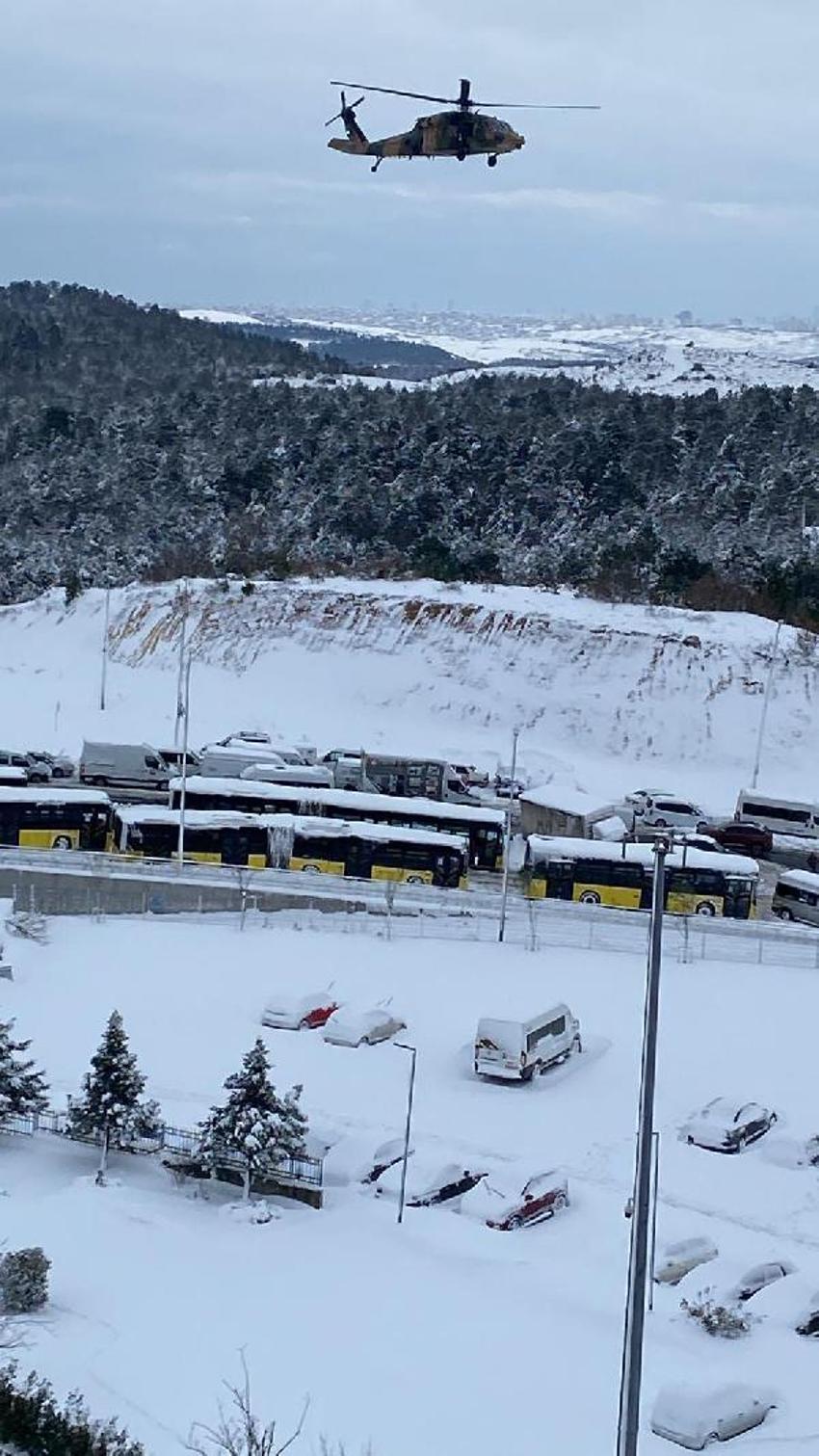 Arnavutköy Devlet Hastanesi'nden askeri helikopterle hasta sevk edildi