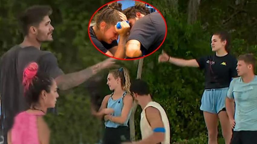  Survivor’da Barış ve Nisa birbirine girdi! Eski aşıklar arasında gerginlik...