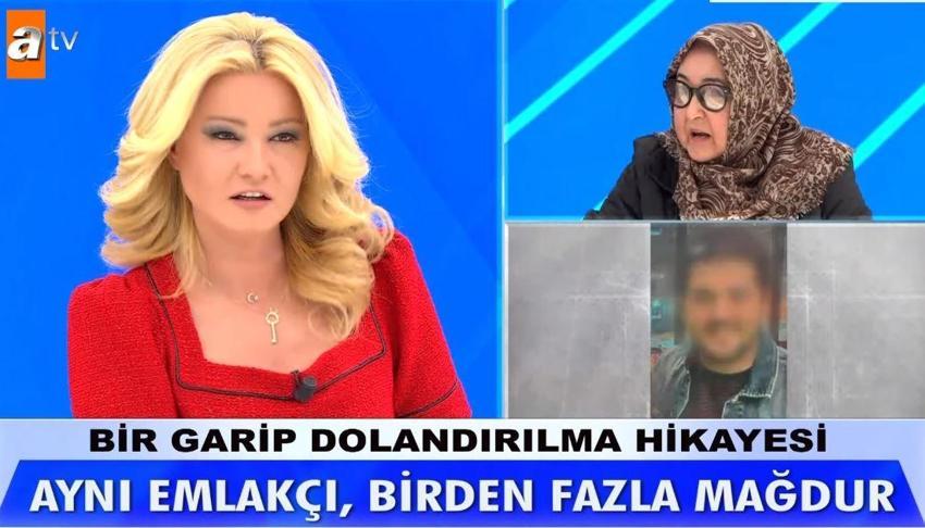 Müge Anlı'da 'Abdestimi bozdun' aşkı olay oldu! 28 yaş küçük emlakçısı, çayla aşık edip dolandırmış! Herkes şaşkına döndü