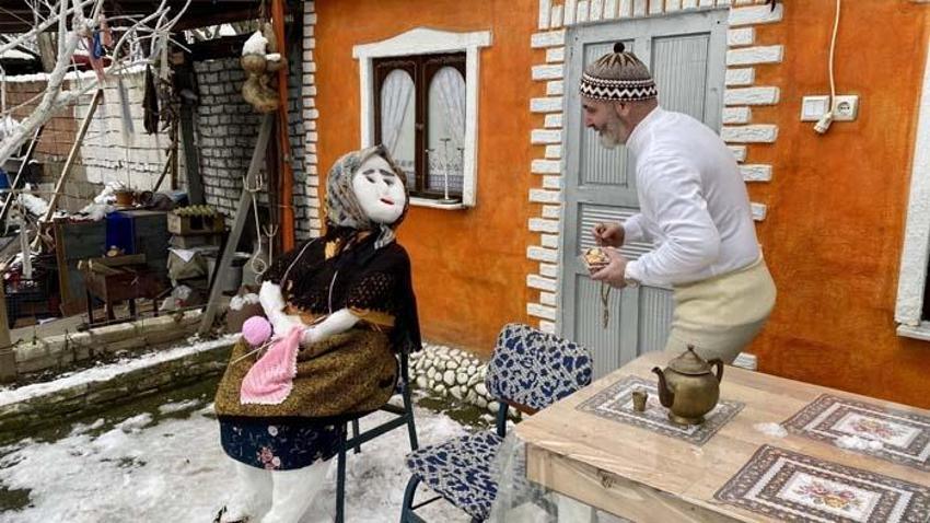Güldüren kardan adam kareleri! Vatandaşlar hayal gücünü bir kez daha kanıtladı...