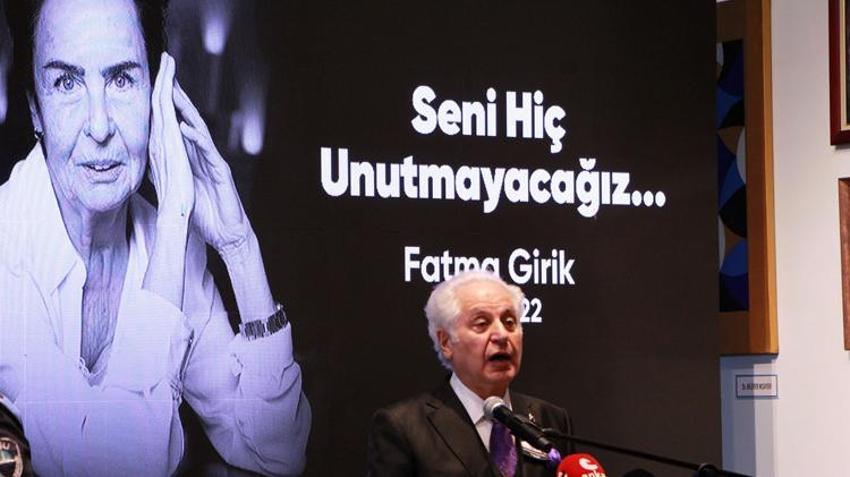 Usta sanatçı Fatma Girik'e veda...