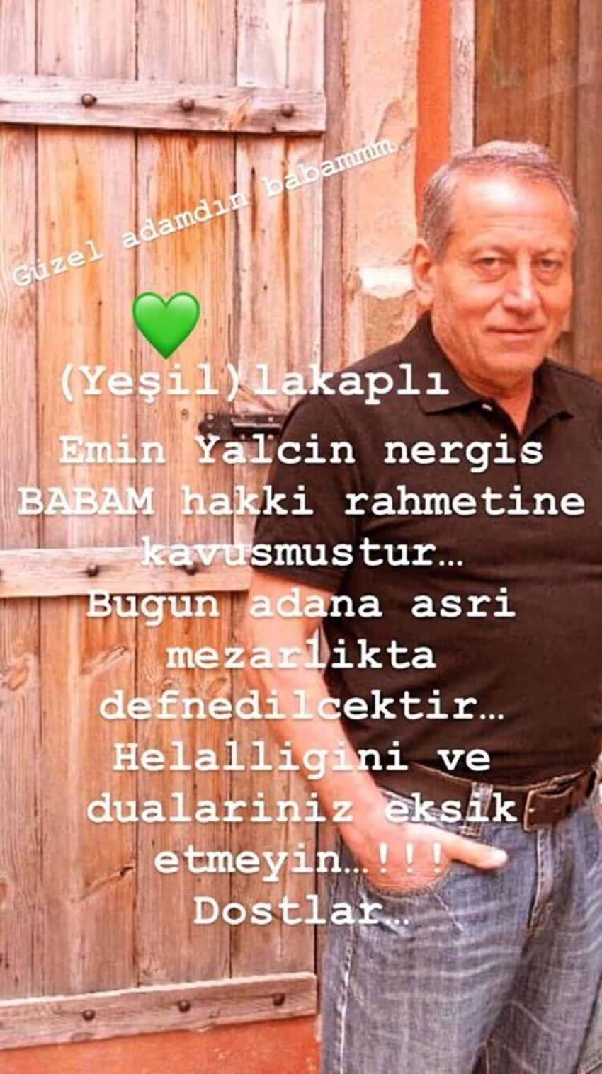 Ünlü oyuncu Can Nergis'in baba acısı! Sosyal medyadan duyurdu!