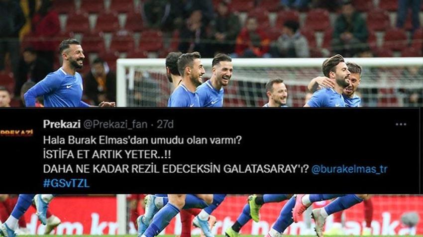 Galatasaray Tuzlaspor'dan 6 yedi Burak Elmas ve Torrent istifaya davet edildi! Maçta skandal olay! Duşa giden oyuncuyu...