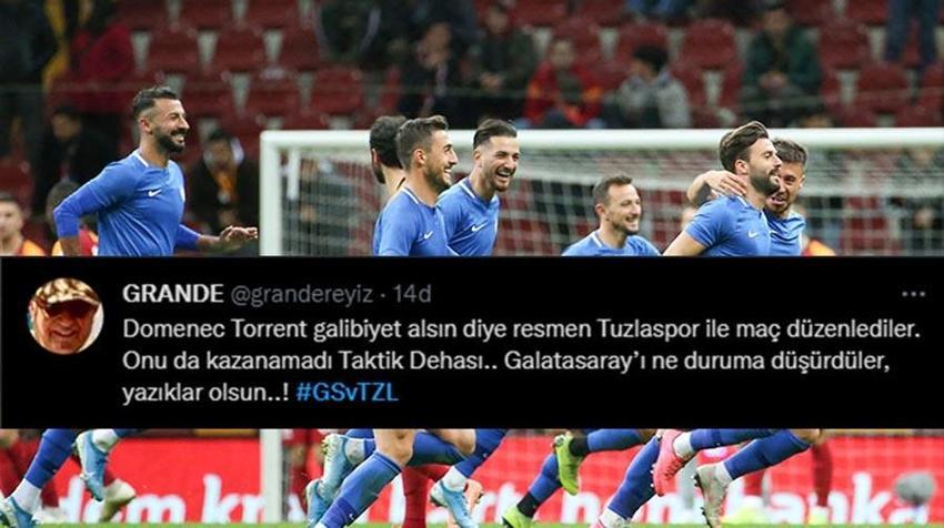 Galatasaray Tuzlaspor'dan 6 yedi Burak Elmas ve Torrent istifaya davet edildi! Maçta skandal olay! Duşa giden oyuncuyu...