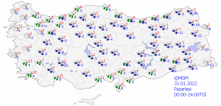 Meteoroloji son dakika açıklaması! Kar bitti derken sarı kodlu alarm verildi! İstanbul, Ankara, İzmir ve birçok şehirde...