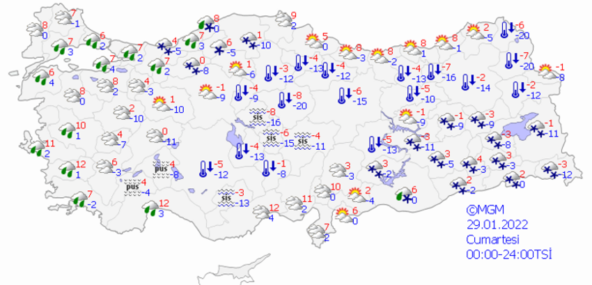 Meteoroloji son dakika açıklaması! Kar bitti derken sarı kodlu alarm verildi! İstanbul, Ankara, İzmir ve birçok şehirde...