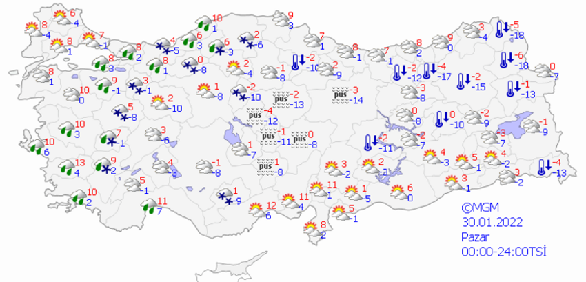 Meteoroloji son dakika açıklaması! Kar bitti derken sarı kodlu alarm verildi! İstanbul, Ankara, İzmir ve birçok şehirde...
