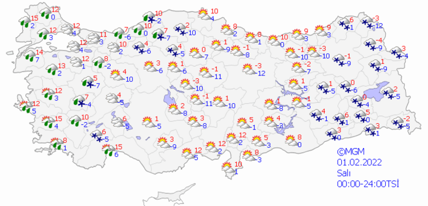 Meteoroloji son dakika açıklaması! Kar bitti derken sarı kodlu alarm verildi! İstanbul, Ankara, İzmir ve birçok şehirde...