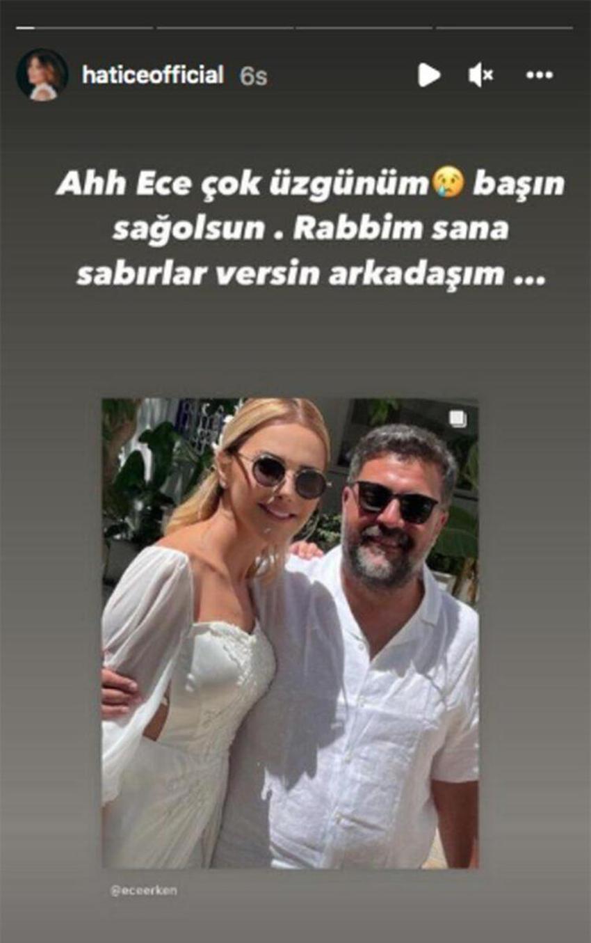 Hatice'den Ece Erken'e: İçim paramparça, ne büyük acı bilirim