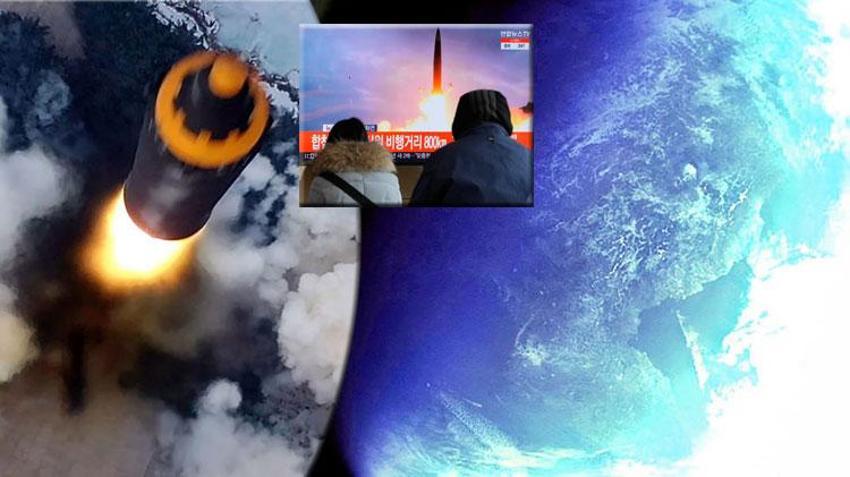 Füze ateşlendi görüntüler dünyayı şok etti! ABD, Japonya ve Güney Kore'den tepki ve uyarı geldi...