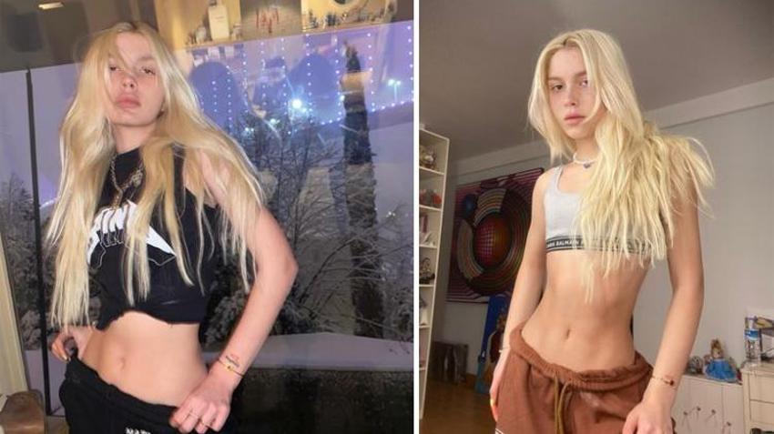 Aleyna Tilki ev pozlarıyla adından söz ettirdi!