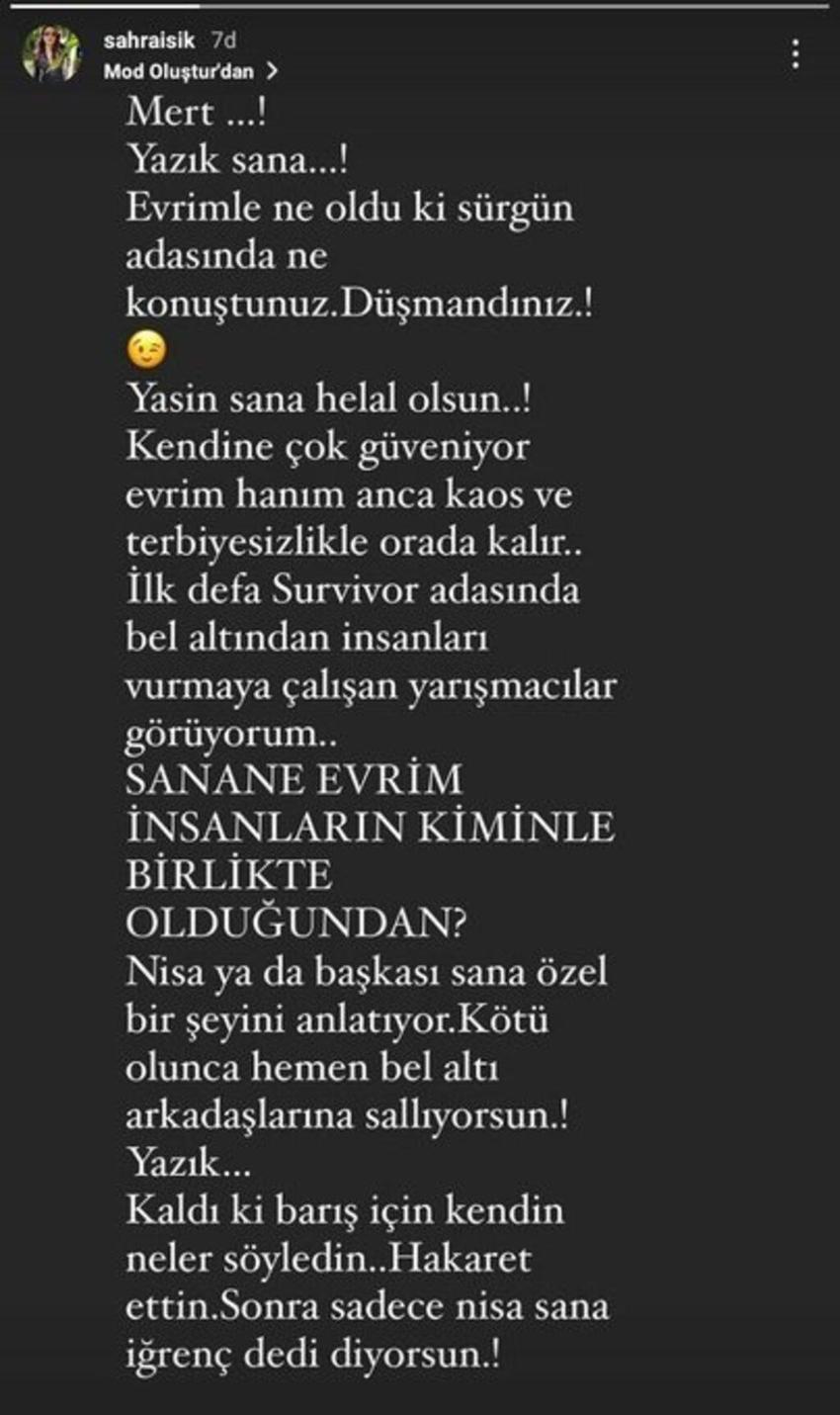 Survivor Evrim'in isteğiyle ortalık karıştı! Eski yarışmacılardan tepki...