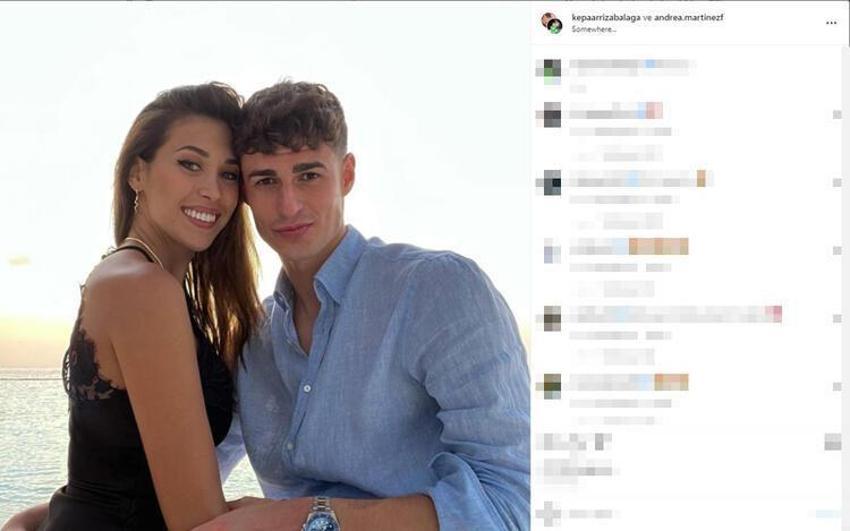 Chelsea'nın yıldızı Kepa'nın yeni sevgilisi Andrea Martinez'in hikayesi şaşırttı!