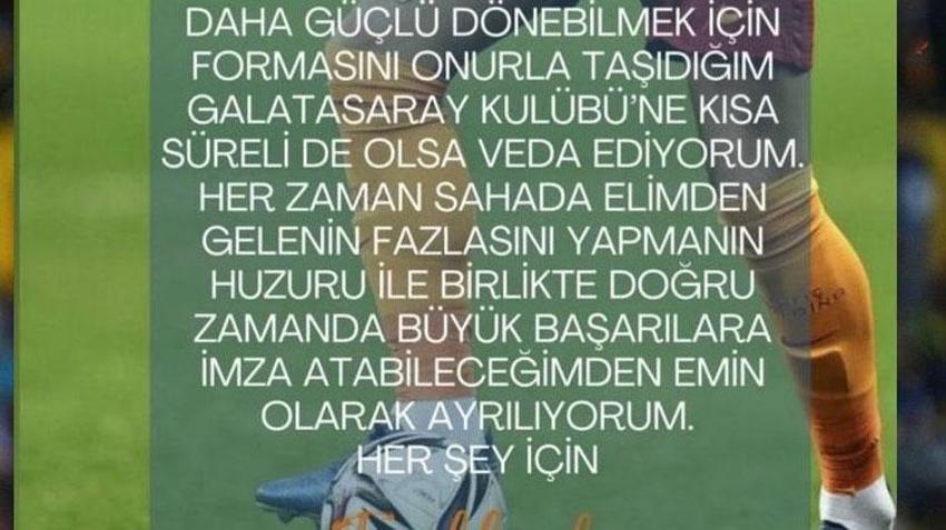 Galatasaray'da 2 futbolcu daha eşyalarını topladı! Ayrılığı kendi açıkladı