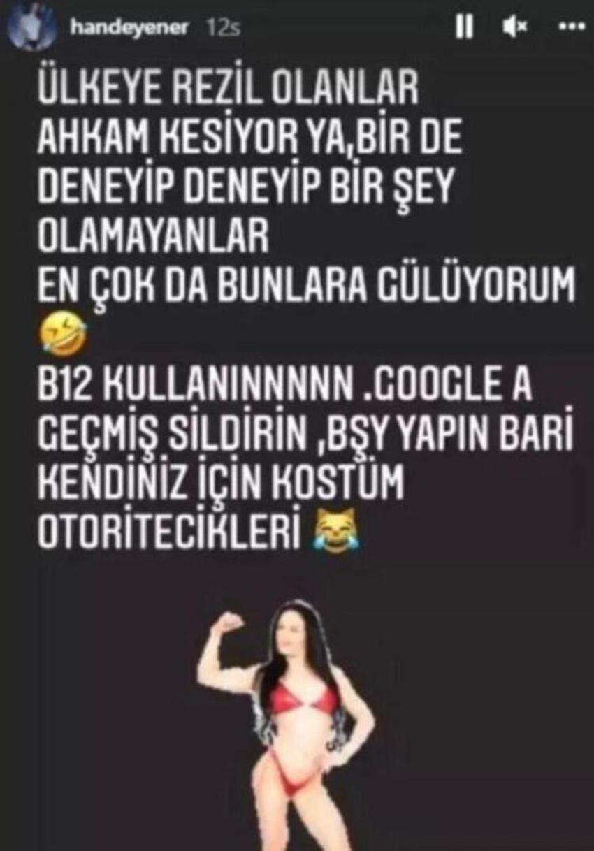 Hande Yener'in sahne kostümü olay yarattı! 'Evdeki koltuk örtüsüne benziyor'