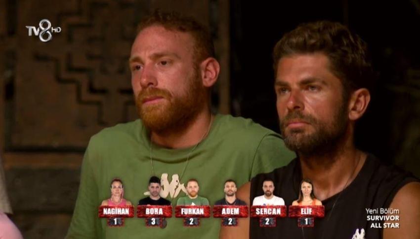 Survivor'da sürgün adasına kim gitti, Survivor'da eleme adayı kim oldu, Survivor dokunulmazlık oyununu kim kazandı! Acun Ilıcalı açıkladı: Nagihan, Berna, Bora ve Furkan...