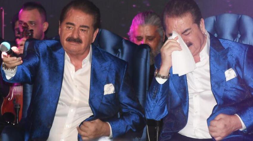 İbrahim Tatlıses’ten duygu dolu anlar! Sahnede gözyaşlarına boğuldu!