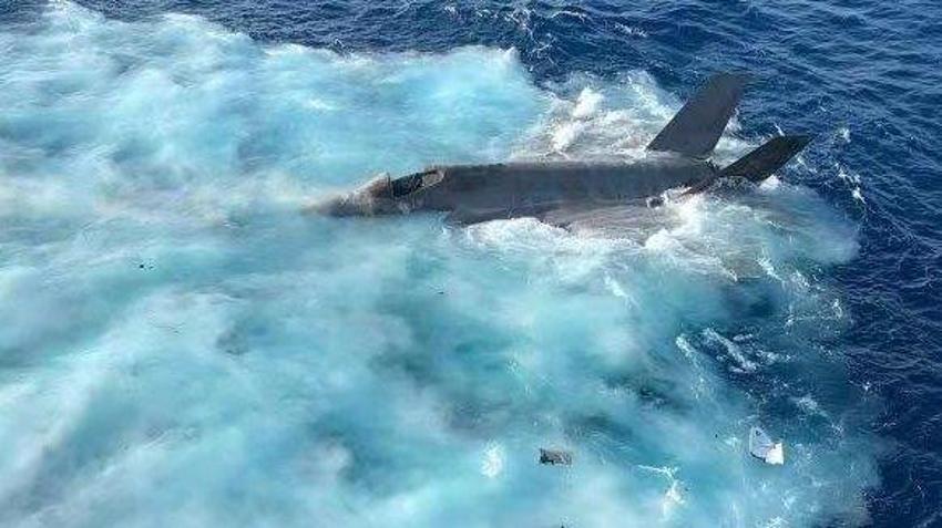 ABD ile Çin'i karşı karşıya getiren F-35 kazasının yeni görüntüleri ortaya çıktı!