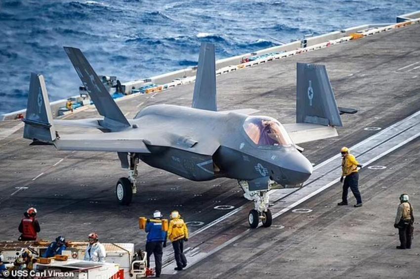 ABD ile Çin'i karşı karşıya getiren F-35 kazasının yeni görüntüleri ortaya çıktı!