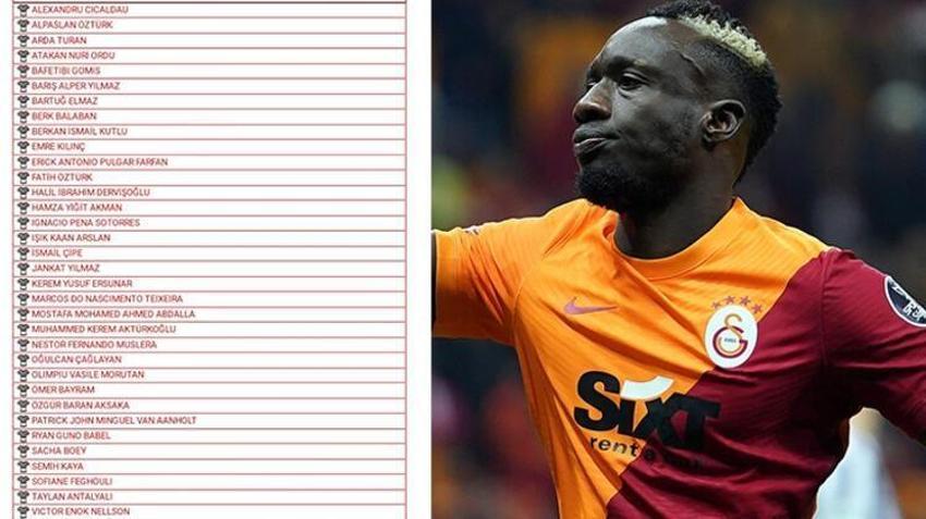Galatasaray'da son dakika! Dün Ömer Bayram sağ bek oynadı bugün Diagne'den müjdeli haber geldi