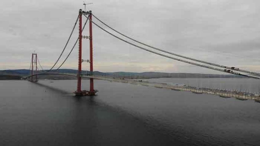 1915 Çanakkale Köprüsü’nün açılışına sayılı günler kaldı