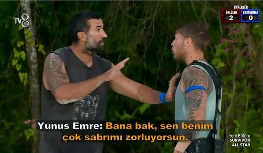 Survivor'a damga vuran kavga! Resmen kıyamet koptu, yayınlanmayan görüntüler ortaya çıktı! Survivor All Star'da Hikmet ve Yunus Emre...