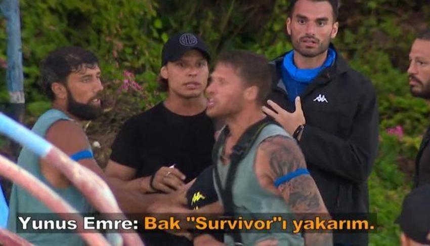 Survivor'a damga vuran kavga! Resmen kıyamet koptu, yayınlanmayan görüntüler ortaya çıktı! Survivor All Star'da Hikmet ve Yunus Emre...