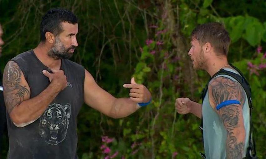 Survivor'a damga vuran kavga! Resmen kıyamet koptu, yayınlanmayan görüntüler ortaya çıktı! Survivor All Star'da Hikmet ve Yunus Emre...